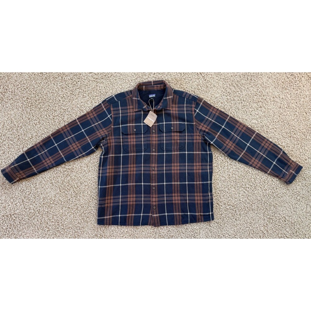 Patagonia Fjord Loft Shirt Netted Sunken Blue 42440 NTSU Men's Size XL NWT